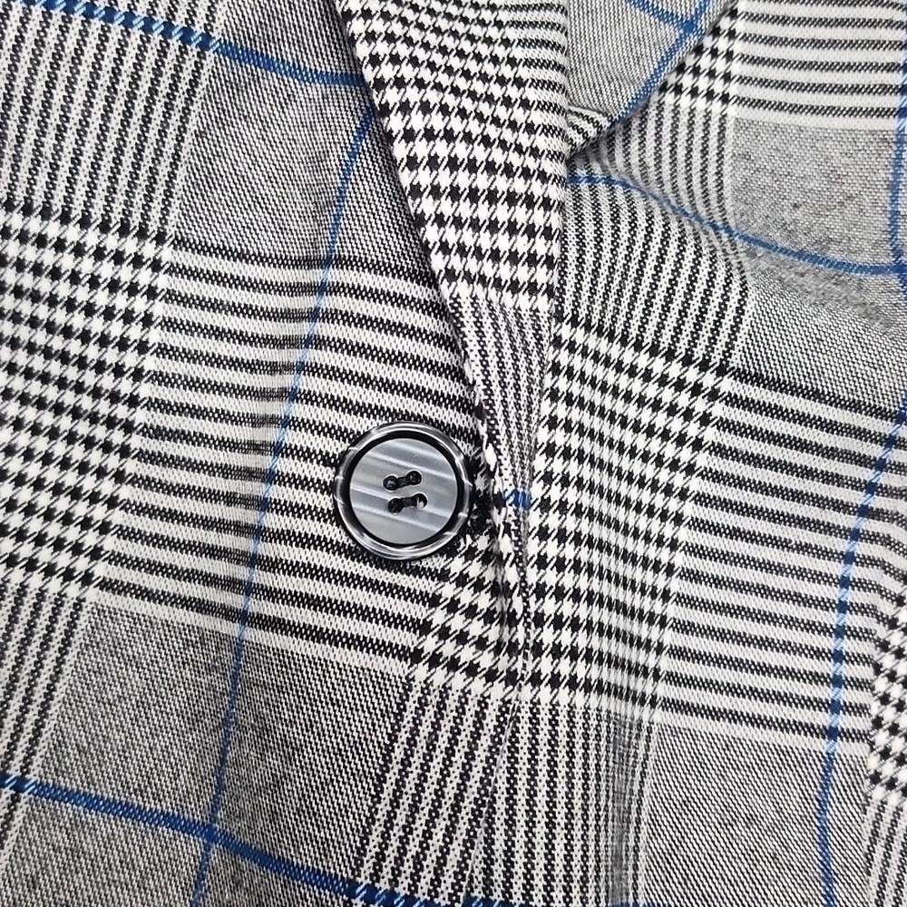 Eloquii womens plus size plaid blazer size 14 - Picture 3 of 6